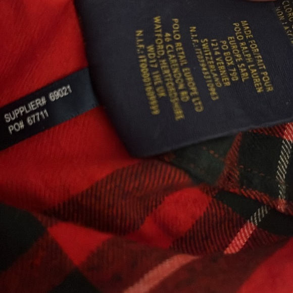 Rugby by Ralph Lauren Flannel Ruffle Shirt Sz 0 - Picture 12 of 12